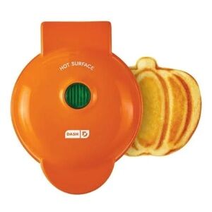 Dash Pumpkin Waffle Maker - Vibrant Orange
